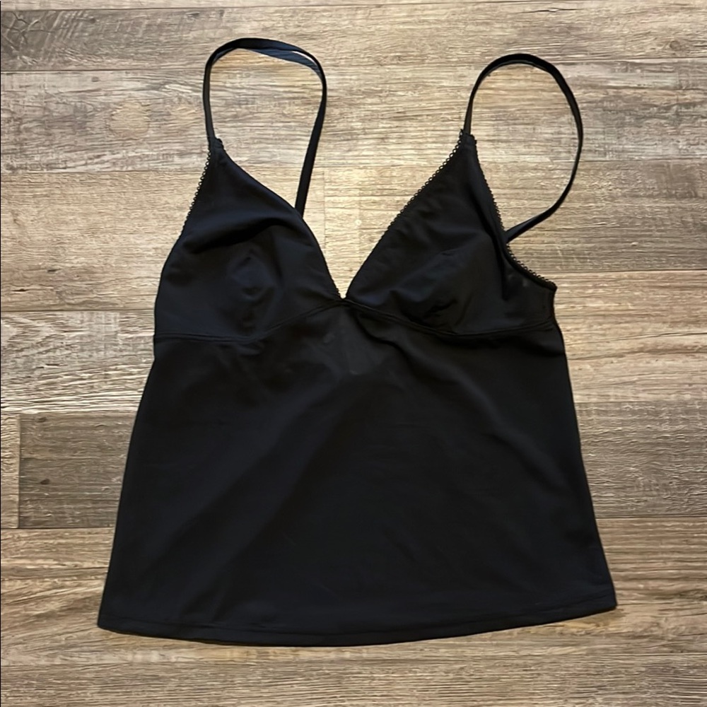 Agent Provocateur Black Bustier Crop Camisole